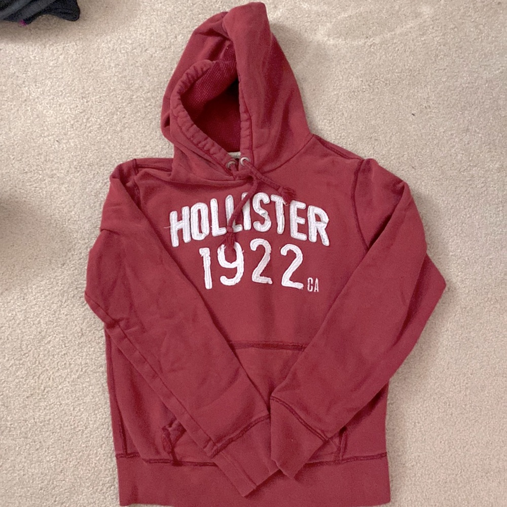 Red Hollister hoody